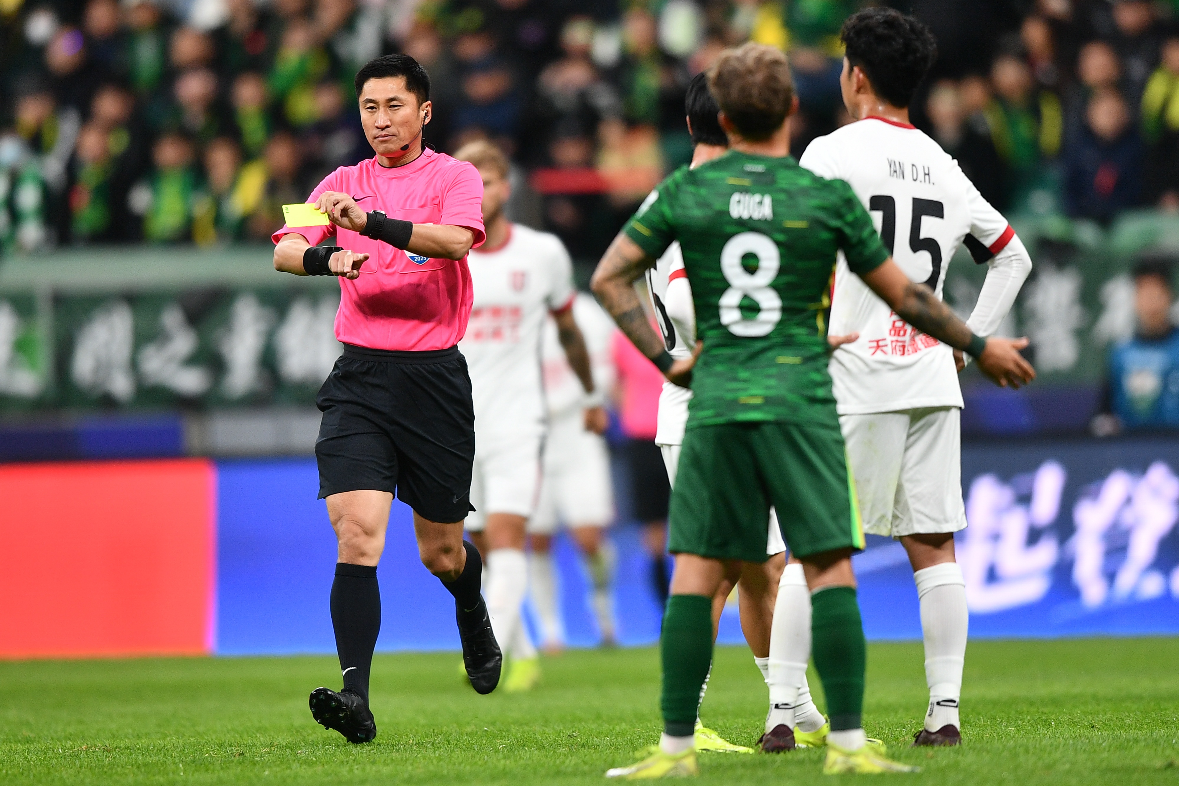 全场5黄1红1点，马宁成焦点